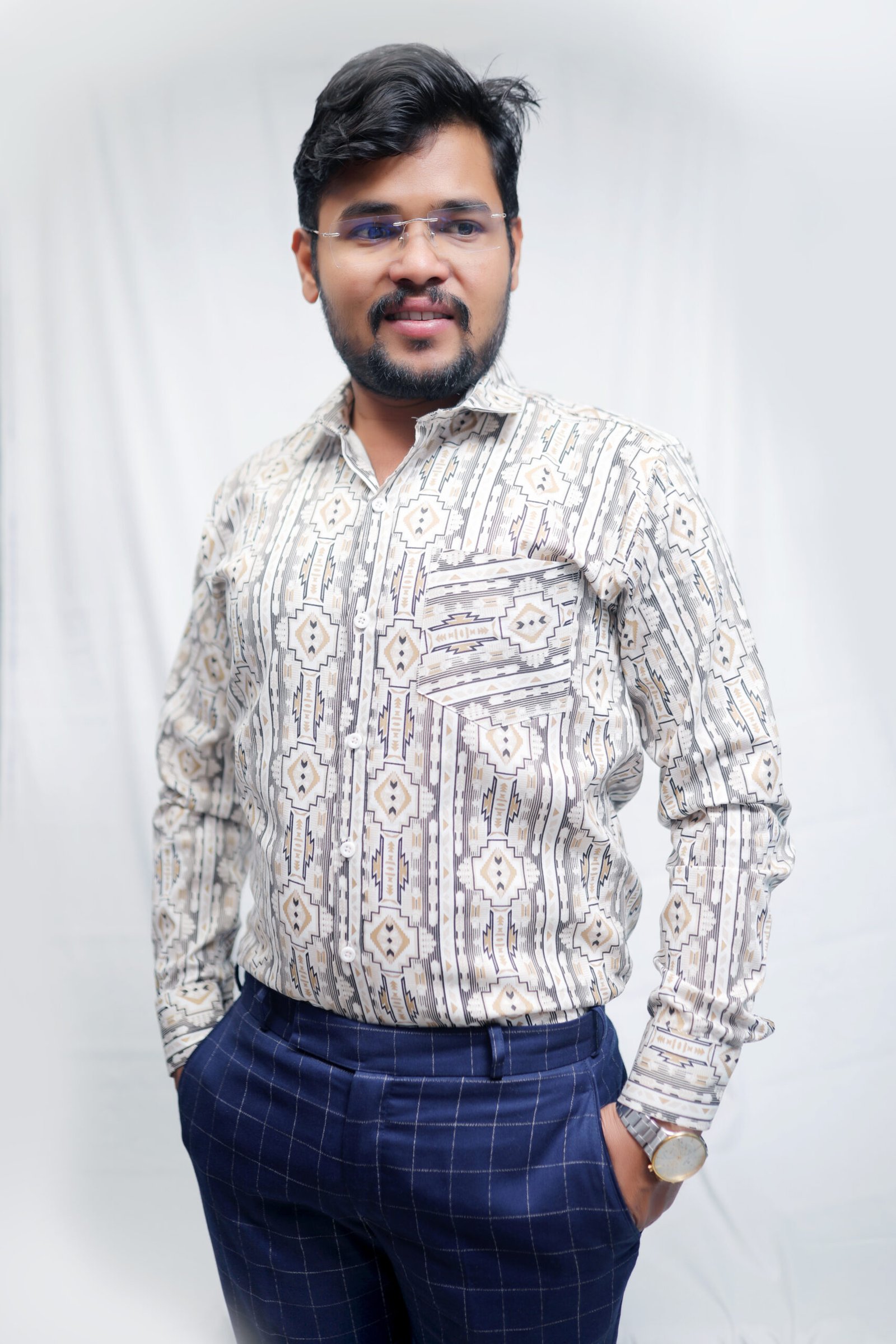 Men's Stretch cotton Shirt