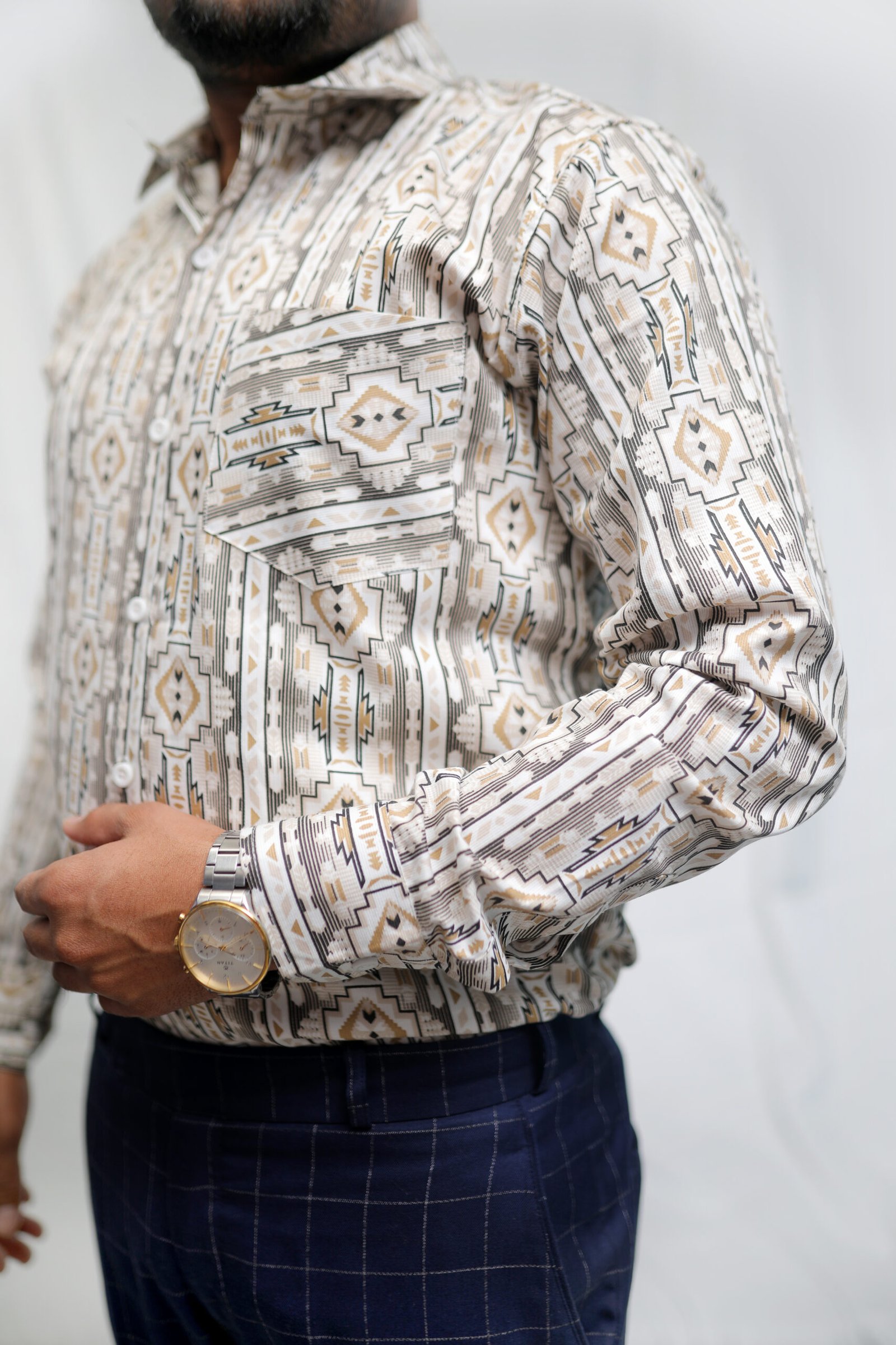 Men's Stretch cotton Shirt