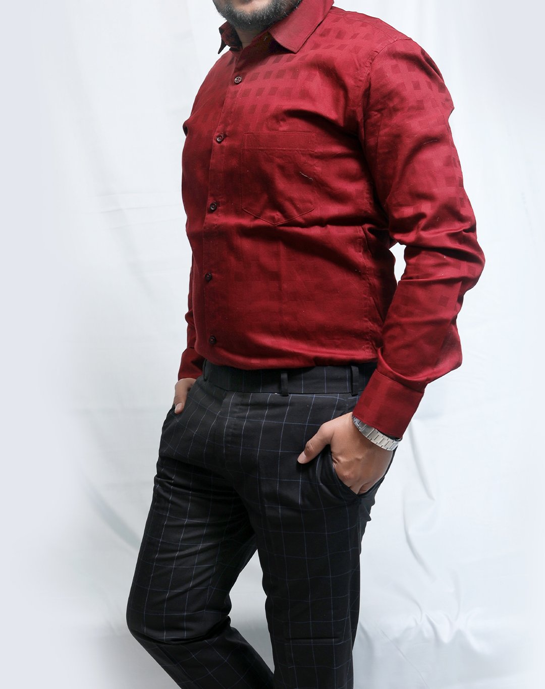 Men's Comfort Stretch Straight Fit Shirt