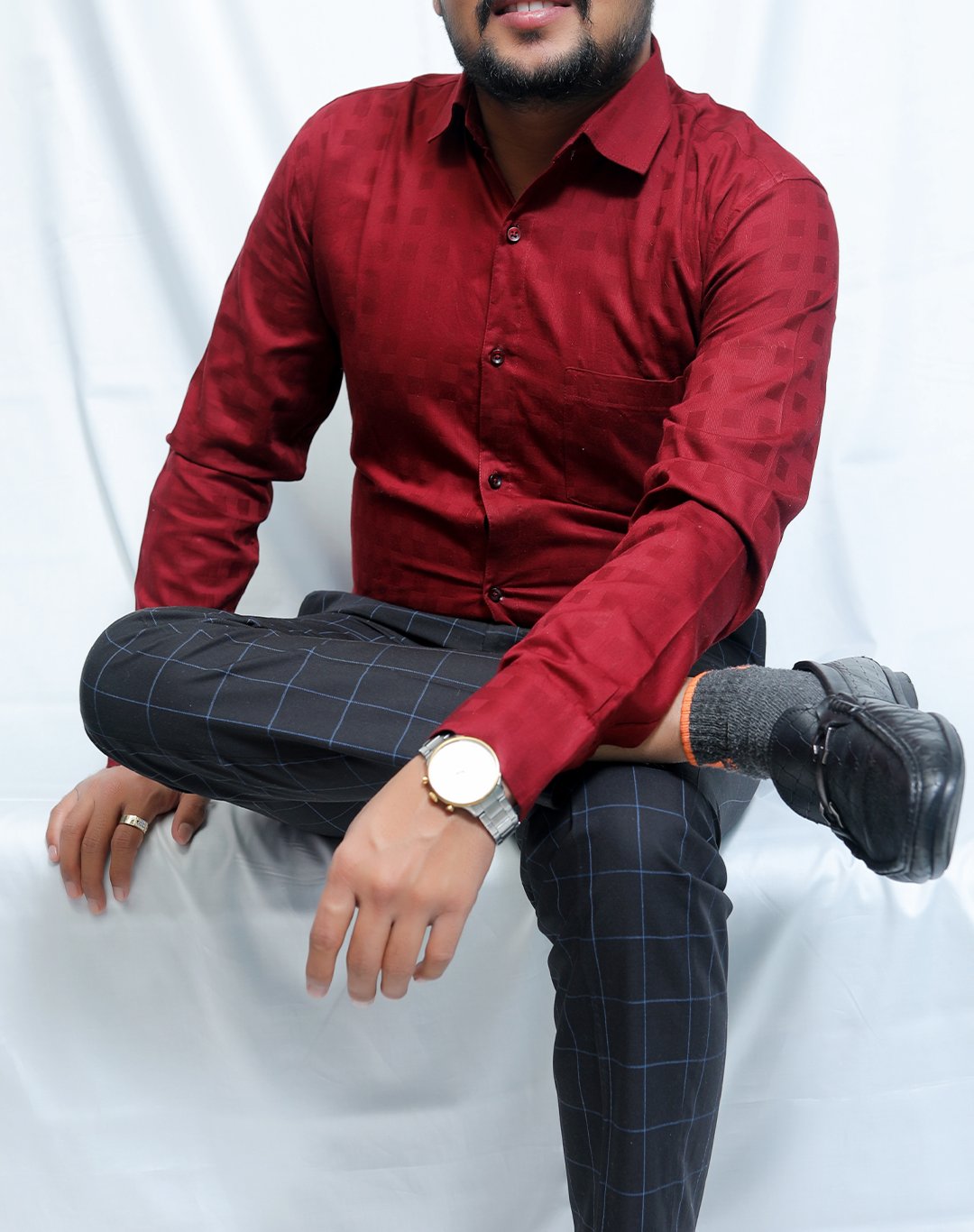 Men's Comfort Stretch Straight Fit Shirt