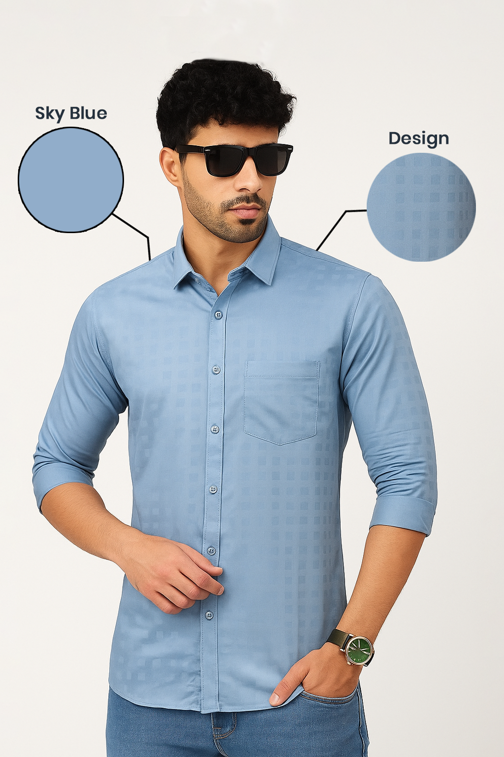 Men’s Formal Printed Shirt