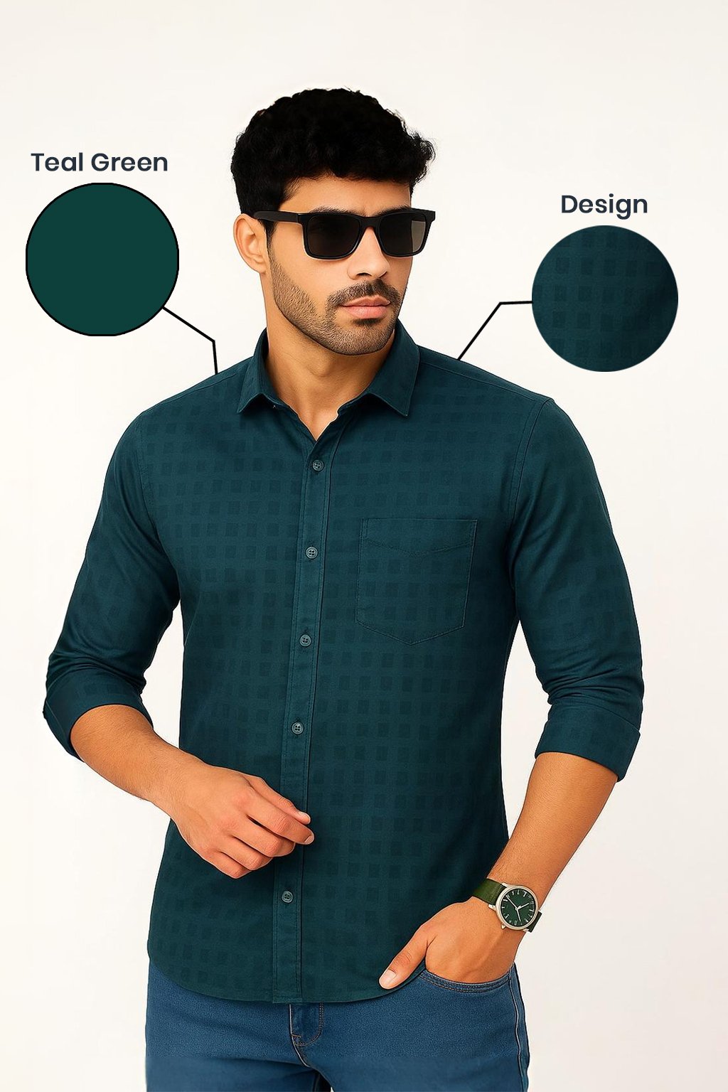 Men’s Formal Printed Shirt
