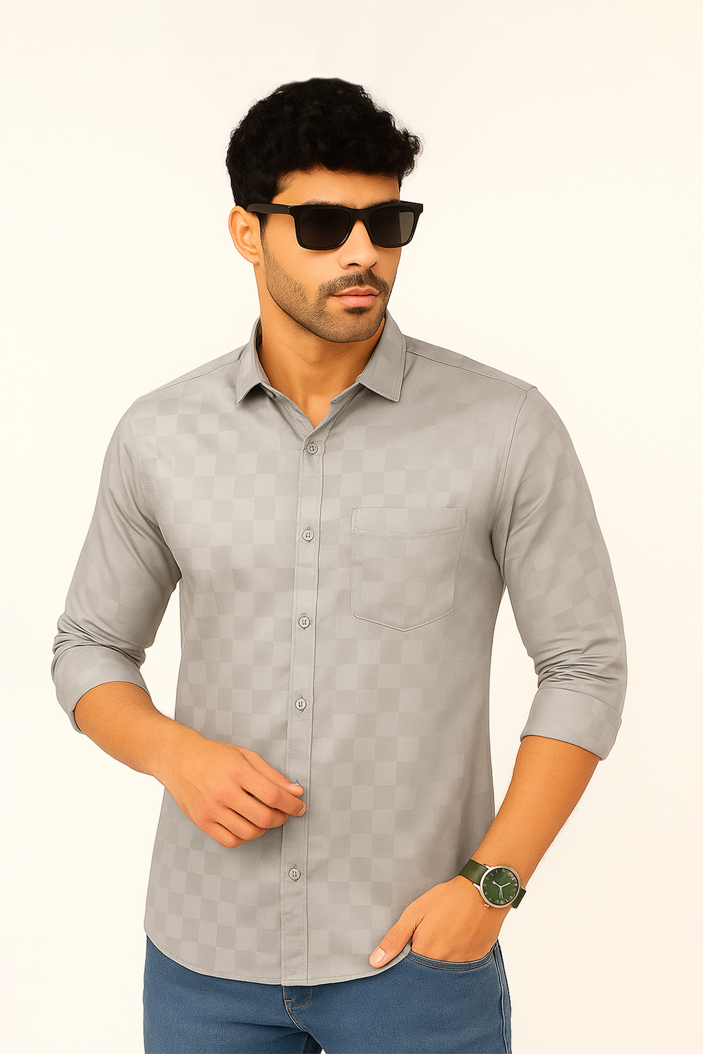 Men’s Formal Printed Shirt