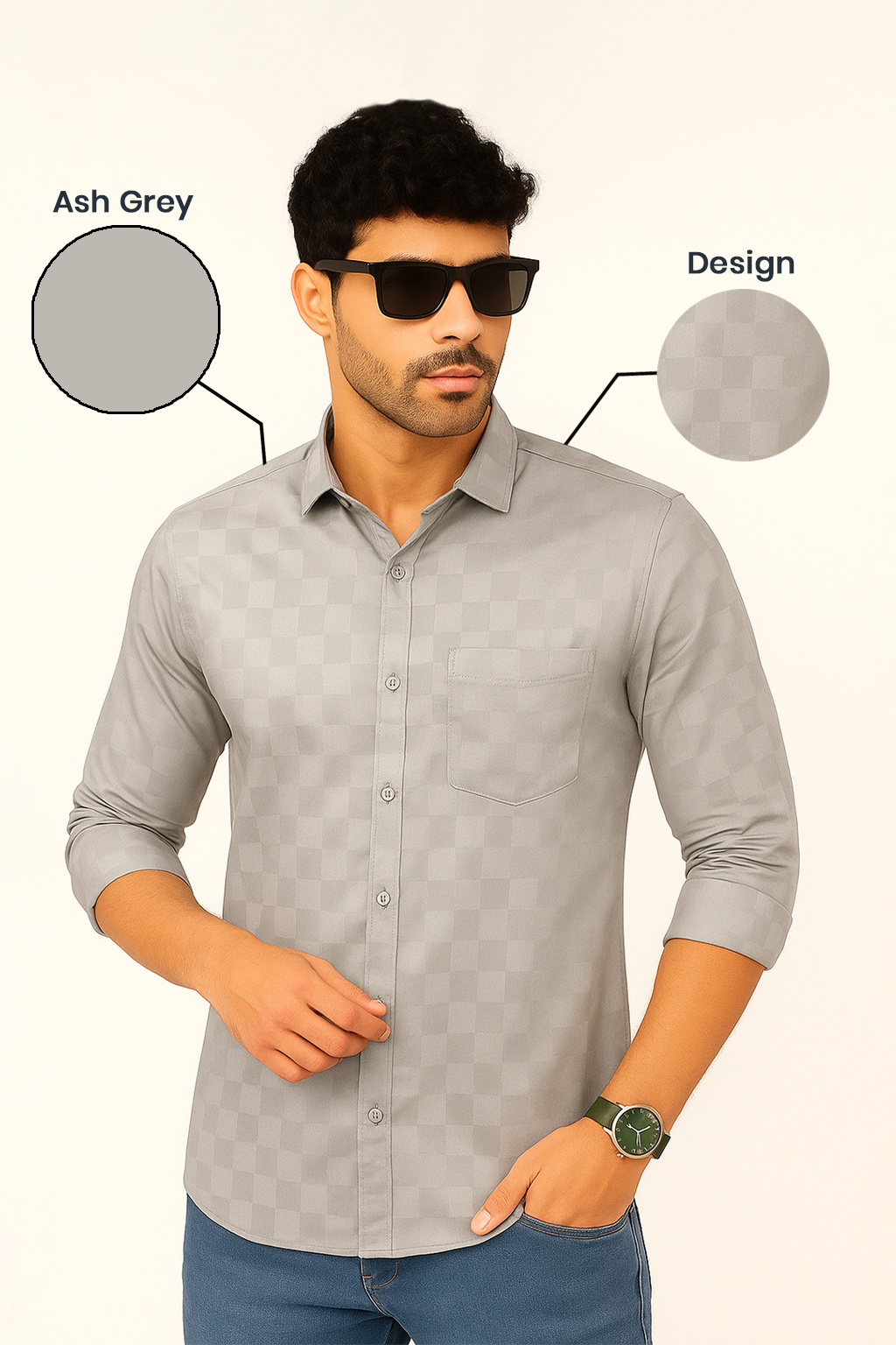 Men’s Formal Printed Shirt