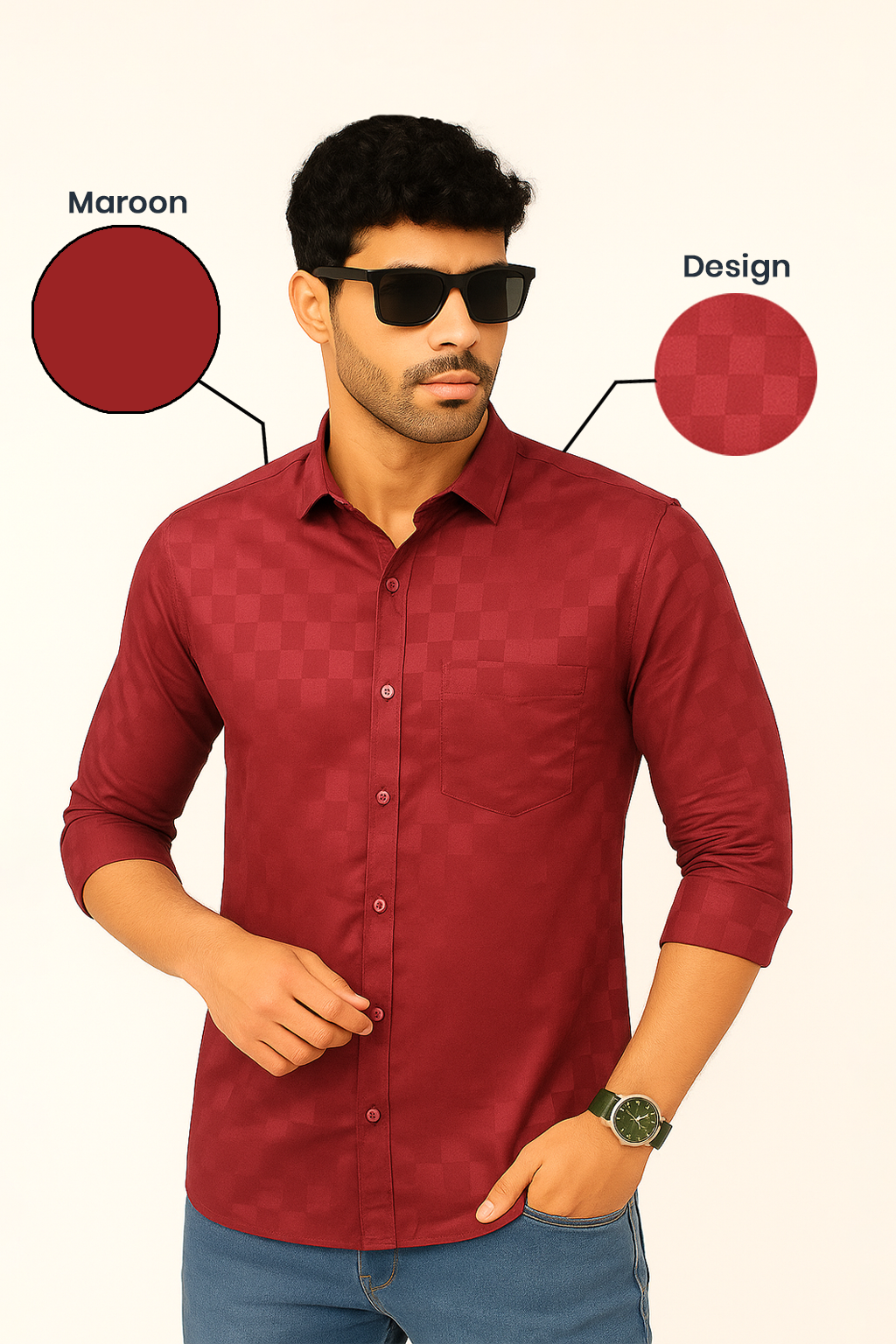 Men’s Formal Printed Shirt